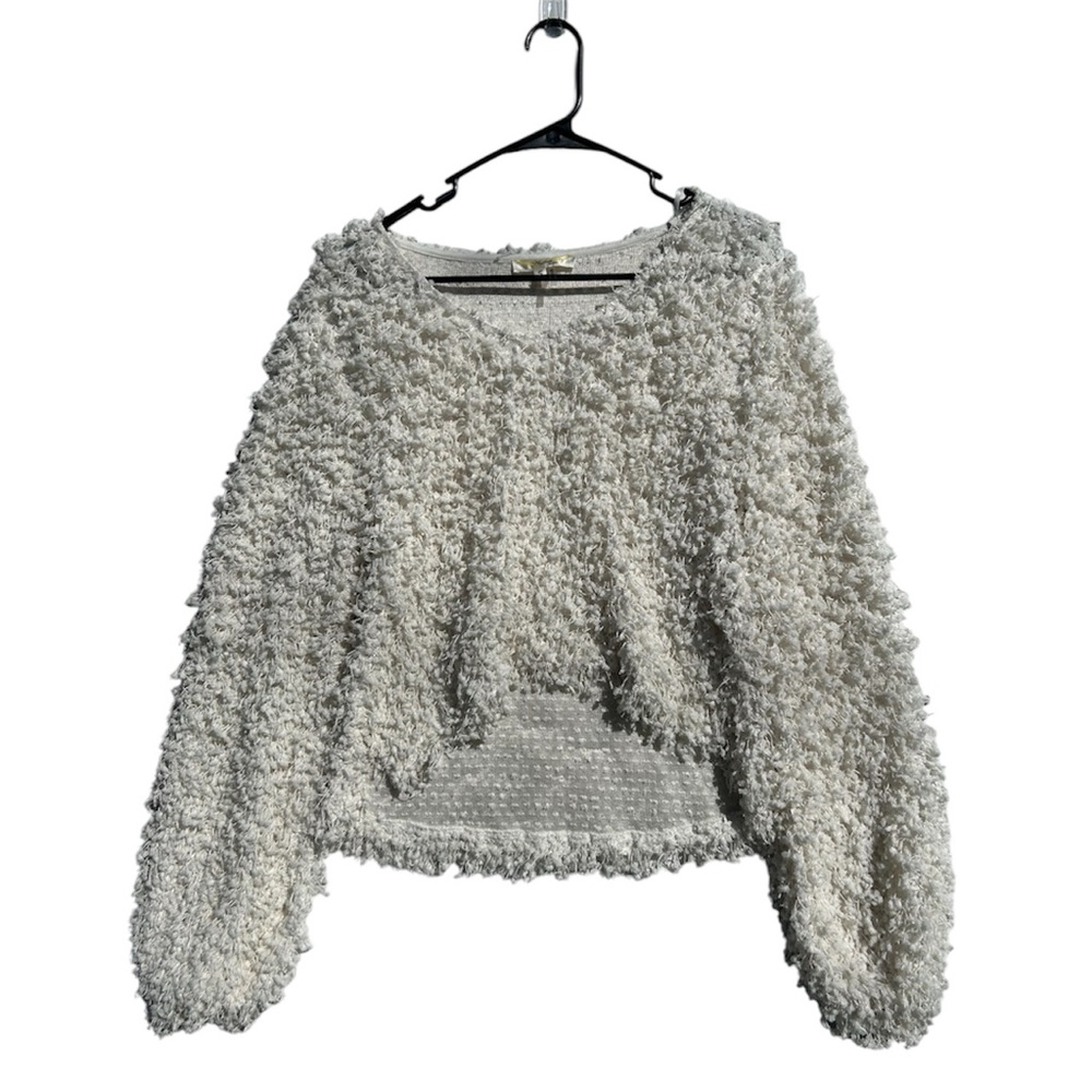 Cozy Textured Cream Sweater